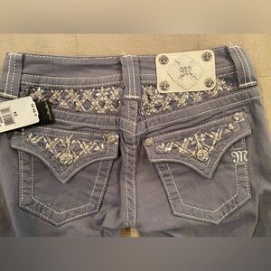 Miss Me Gray Skinny Jeans Size 24